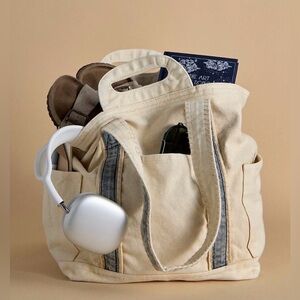 Free People Cordes Canvas Tote!🔥altered